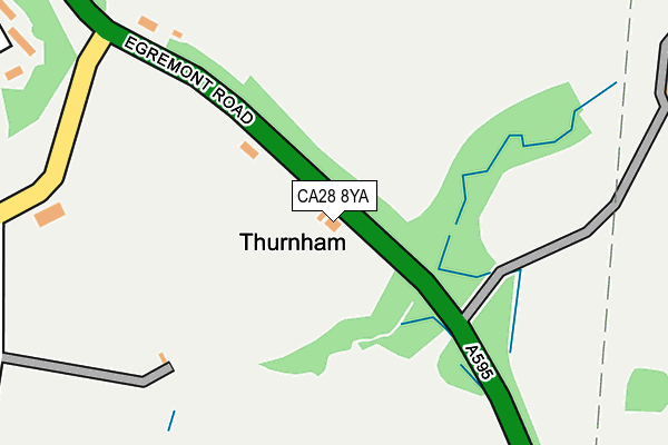 CA28 8YA map - OS OpenMap – Local (Ordnance Survey)