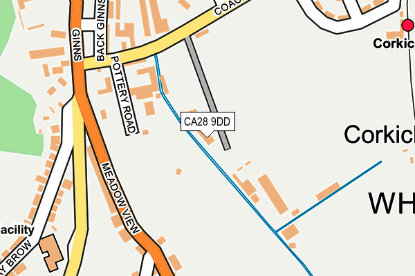 CA28 9DD map - OS OpenMap – Local (Ordnance Survey)