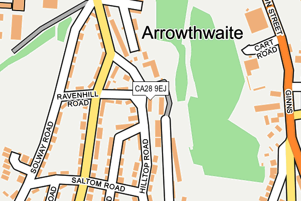 CA28 9EJ map - OS OpenMap – Local (Ordnance Survey)