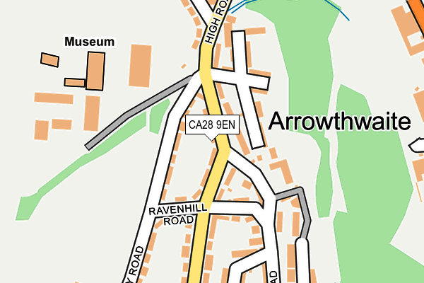 CA28 9EN map - OS OpenMap – Local (Ordnance Survey)