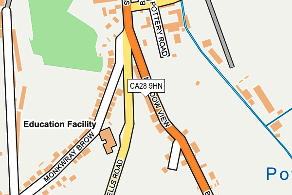 CA28 9HN map - OS OpenMap – Local (Ordnance Survey)