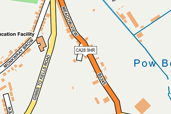 CA28 9HR map - OS OpenMap – Local (Ordnance Survey)