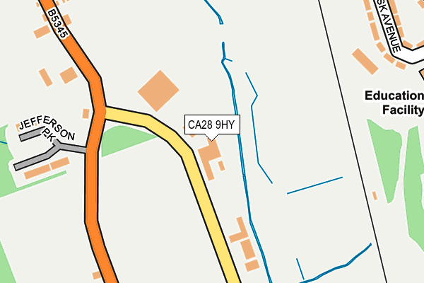 CA28 9HY map - OS OpenMap – Local (Ordnance Survey)