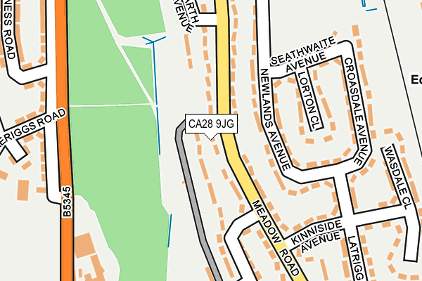 CA28 9JG map - OS OpenMap – Local (Ordnance Survey)