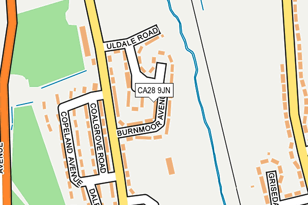 CA28 9JN map - OS OpenMap – Local (Ordnance Survey)