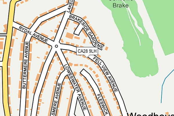 CA28 9LH map - OS OpenMap – Local (Ordnance Survey)