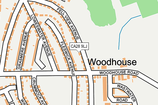 CA28 9LJ map - OS OpenMap – Local (Ordnance Survey)