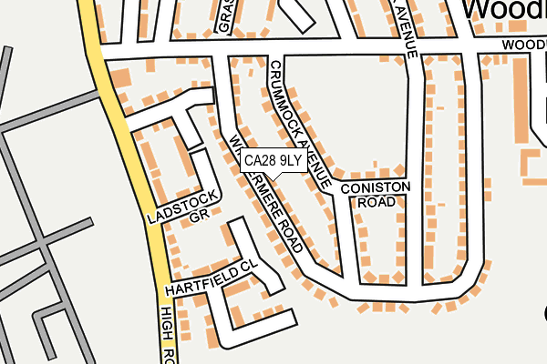 CA28 9LY map - OS OpenMap – Local (Ordnance Survey)