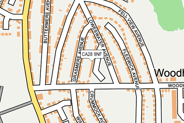 CA28 9NF map - OS OpenMap – Local (Ordnance Survey)