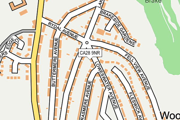 CA28 9NR map - OS OpenMap – Local (Ordnance Survey)
