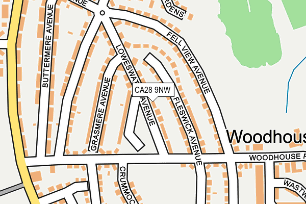 CA28 9NW map - OS OpenMap – Local (Ordnance Survey)