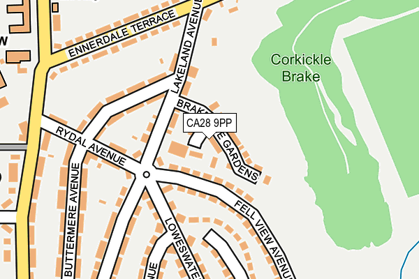 CA28 9PP map - OS OpenMap – Local (Ordnance Survey)