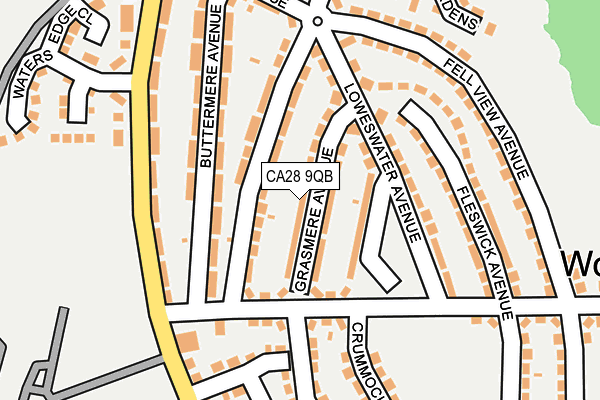 CA28 9QB map - OS OpenMap – Local (Ordnance Survey)