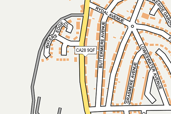 CA28 9QF map - OS OpenMap – Local (Ordnance Survey)