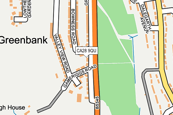 CA28 9QU map - OS OpenMap – Local (Ordnance Survey)