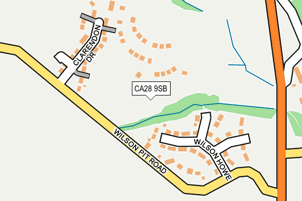 CA28 9SB map - OS OpenMap – Local (Ordnance Survey)