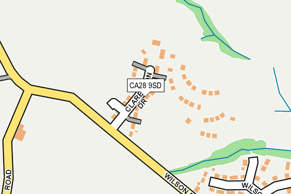 CA28 9SD map - OS OpenMap – Local (Ordnance Survey)