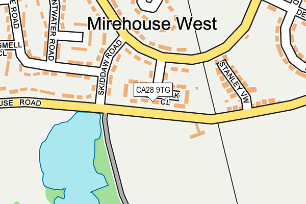 CA28 9TG map - OS OpenMap – Local (Ordnance Survey)