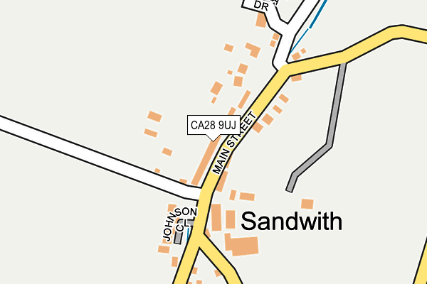 CA28 9UJ map - OS OpenMap – Local (Ordnance Survey)