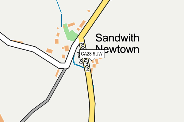 CA28 9UW map - OS OpenMap – Local (Ordnance Survey)