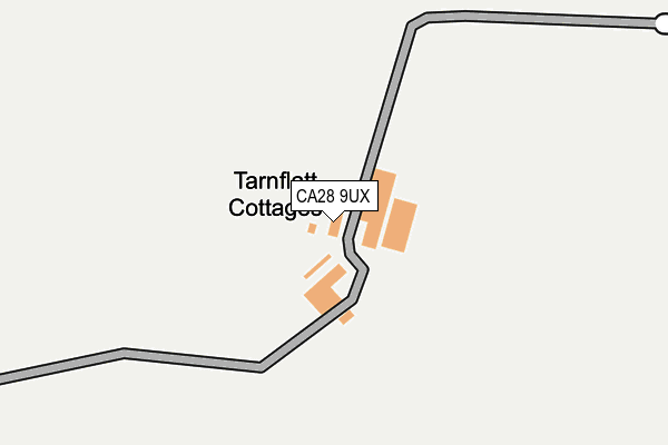 CA28 9UX map - OS OpenMap – Local (Ordnance Survey)