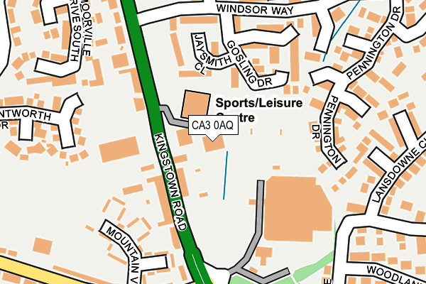 CA3 0AQ map - OS OpenMap – Local (Ordnance Survey)