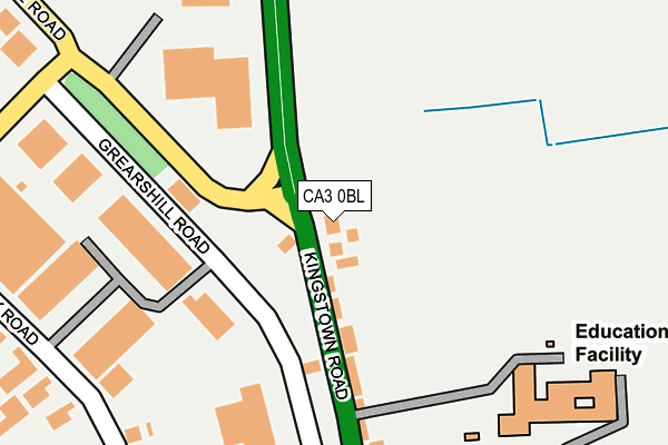 CA3 0BL map - OS OpenMap – Local (Ordnance Survey)