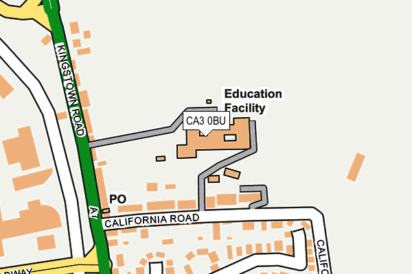 CA3 0BU map - OS OpenMap – Local (Ordnance Survey)