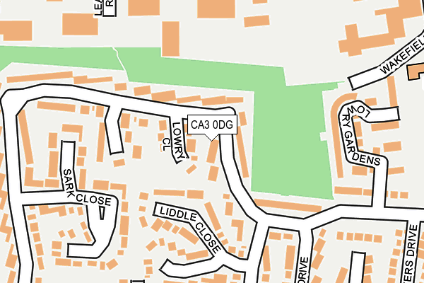 CA3 0DG map - OS OpenMap – Local (Ordnance Survey)