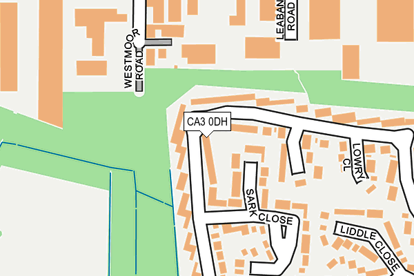 CA3 0DH map - OS OpenMap – Local (Ordnance Survey)