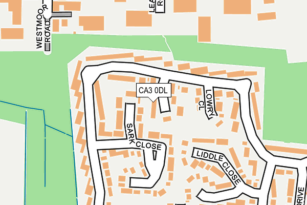 CA3 0DL map - OS OpenMap – Local (Ordnance Survey)