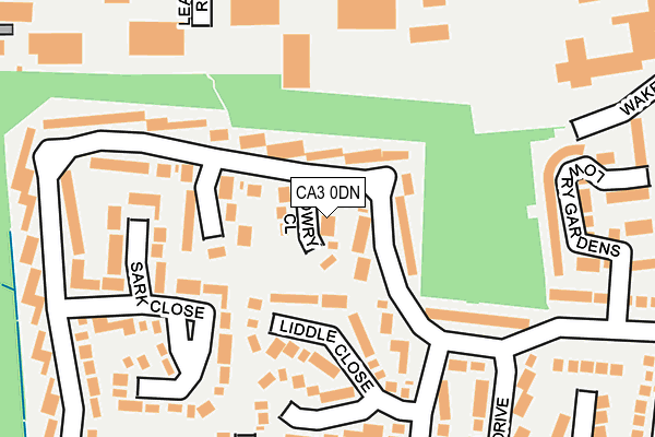 CA3 0DN map - OS OpenMap – Local (Ordnance Survey)