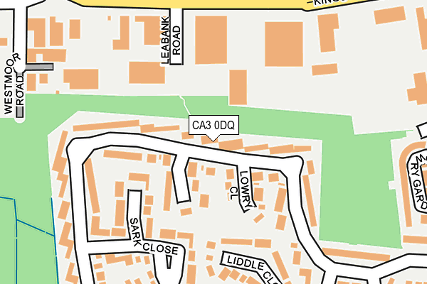 CA3 0DQ map - OS OpenMap – Local (Ordnance Survey)