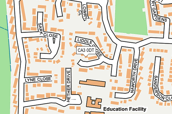 CA3 0DT map - OS OpenMap – Local (Ordnance Survey)