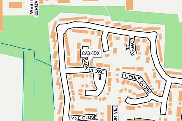 CA3 0DX map - OS OpenMap – Local (Ordnance Survey)