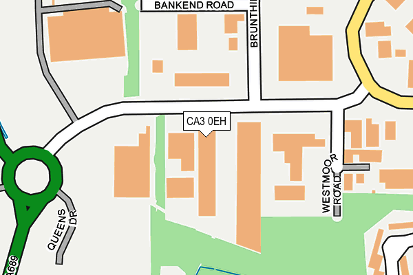 CA3 0EH map - OS OpenMap – Local (Ordnance Survey)