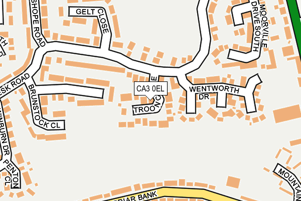 CA3 0EL map - OS OpenMap – Local (Ordnance Survey)
