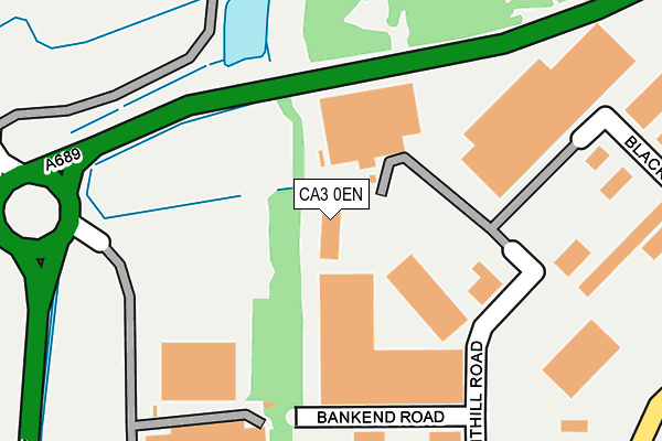 CA3 0EN map - OS OpenMap – Local (Ordnance Survey)