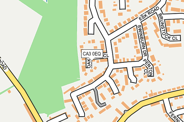 CA3 0EQ map - OS OpenMap – Local (Ordnance Survey)