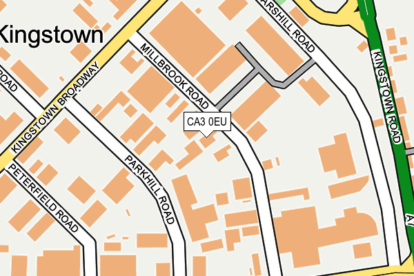 CA3 0EU map - OS OpenMap – Local (Ordnance Survey)