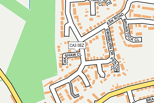 CA3 0EZ map - OS OpenMap – Local (Ordnance Survey)
