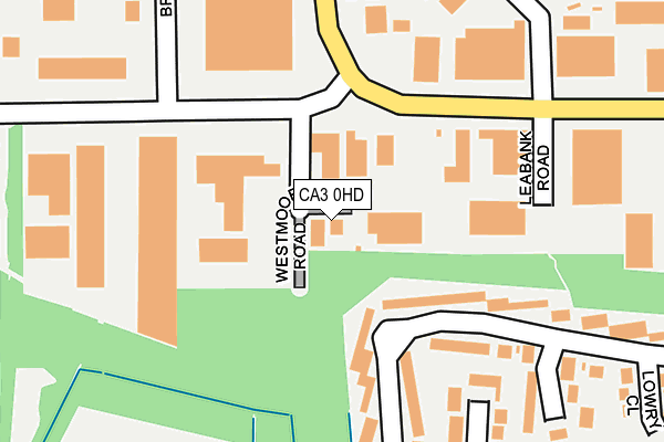 CA3 0HD map - OS OpenMap – Local (Ordnance Survey)