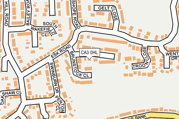 CA3 0HL map - OS OpenMap – Local (Ordnance Survey)