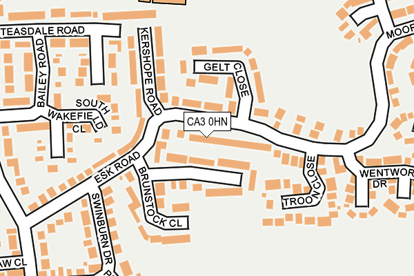 CA3 0HN map - OS OpenMap – Local (Ordnance Survey)