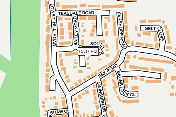 CA3 0HQ map - OS OpenMap – Local (Ordnance Survey)