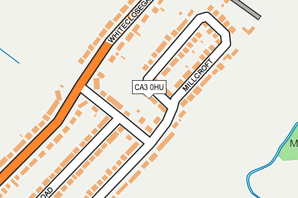 CA3 0HU map - OS OpenMap – Local (Ordnance Survey)