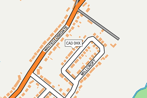 CA3 0HX map - OS OpenMap – Local (Ordnance Survey)