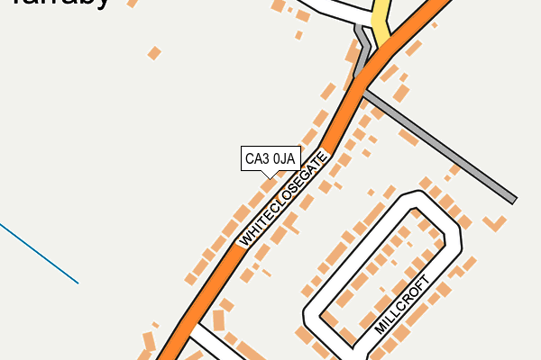 CA3 0JA map - OS OpenMap – Local (Ordnance Survey)