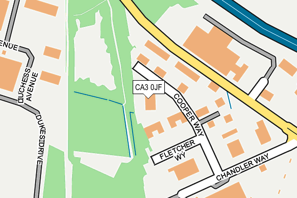 CA3 0JF map - OS OpenMap – Local (Ordnance Survey)
