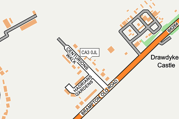CA3 0JL map - OS OpenMap – Local (Ordnance Survey)